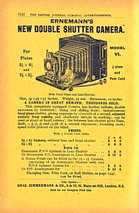 1907 Ernemann Advert