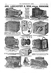 1894 Lancaster Camera Advert
