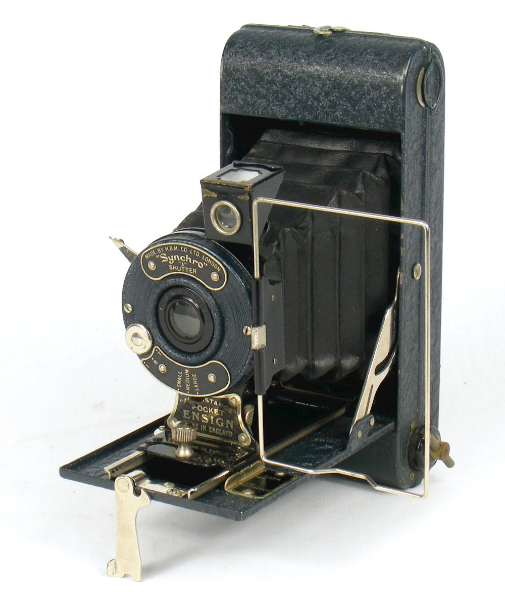 Image of All Distance Pocket Ensign Folding Camera (blue)