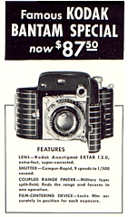 Kodak Bantam Special Advert