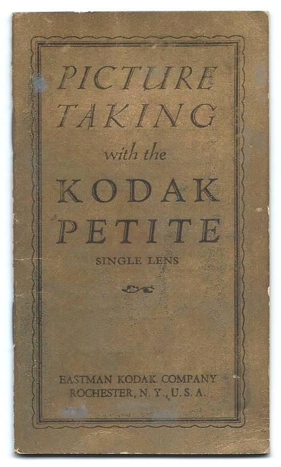 Image of Kodak Petite instruction booklet
