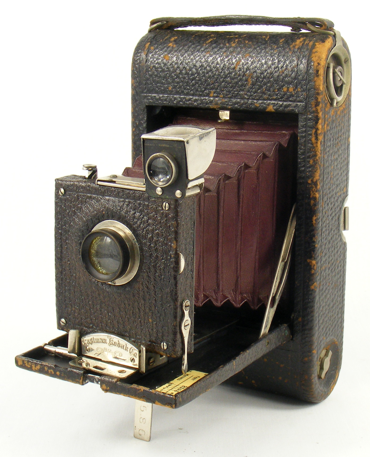 Image of No 3 Folding Pocket Kodak (early model)