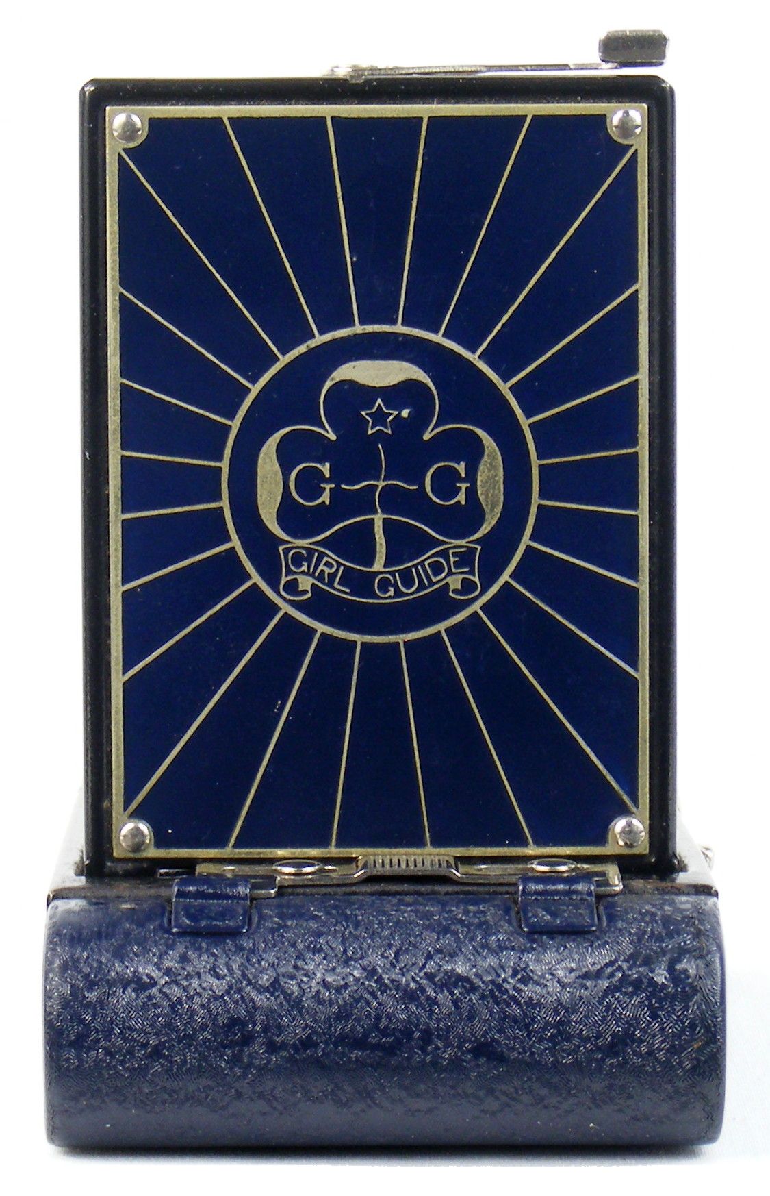 Image of Girl Guide emblem on baseplate