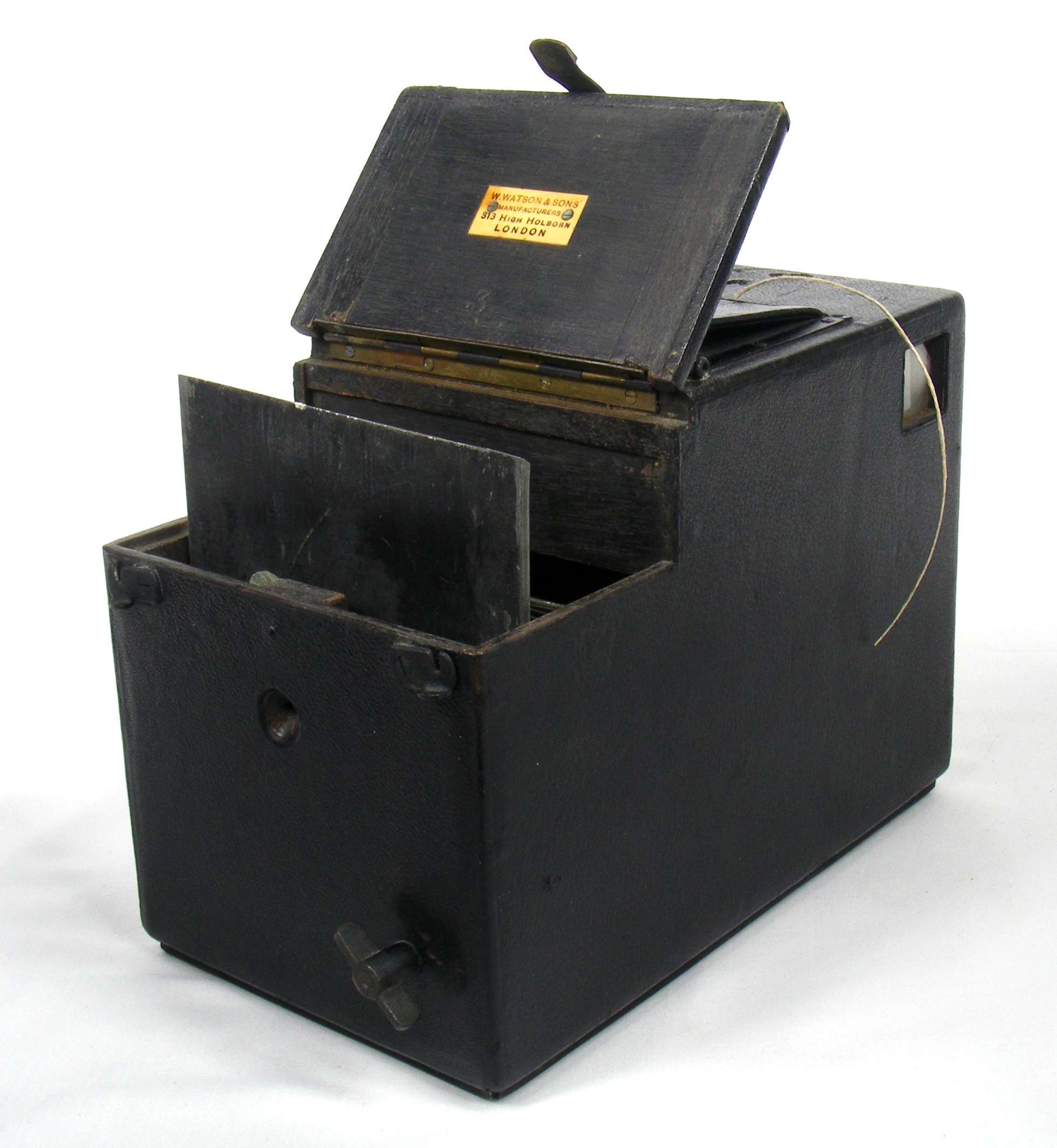 Image of Watson Vanneck camera with unexposed plate raised
